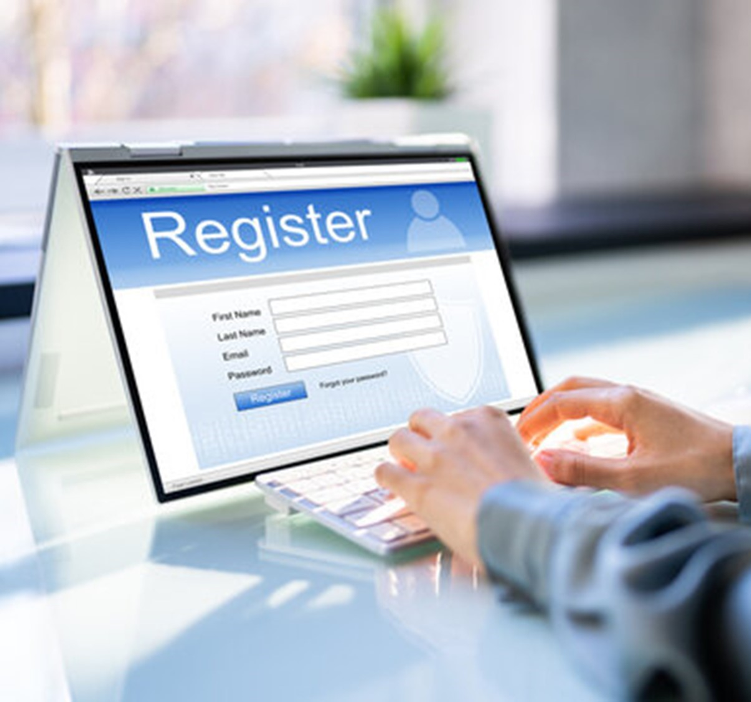 Register an account